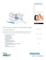 Philips AVENT SCD241/01 Specifications preview