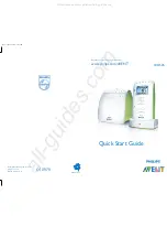 Предварительный просмотр 1 страницы Philips AVENT SCD526 Quick Start Manual