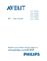 Philips AVENT SCF 702/00 User Manual preview