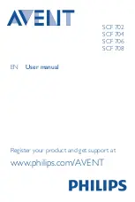 Philips AVENT SCF 702 User Manual preview