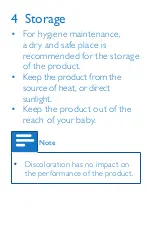 Preview for 18 page of Philips AVENT SCF 702 User Manual