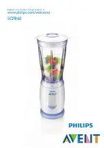 Philips AVENT SCF 860/25 Manual preview