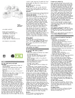 Preview for 1 page of Philips AVENT SCF030/01 Quick Start Manual