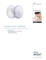 Philips AVENT SCF154/50 Specifications preview