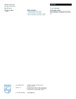 Preview for 2 page of Philips AVENT SCF300 Specification Sheet