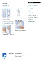 Preview for 2 page of Philips AVENT SCF312/60 Specifications