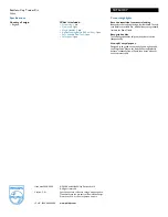 Preview for 2 page of Philips AVENT SCF643/07 Specifications