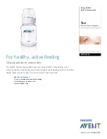 Philips AVENT SCF643/12 Specifications preview