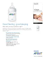 Предварительный просмотр 1 страницы Philips Avent SCF680/17 Specifications