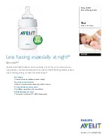 Philips Avent SCF680 Specifications preview