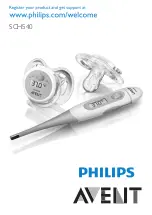 Philips AVENT SCH540 s Manual предпросмотр