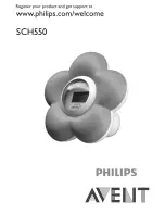 Preview for 1 page of Philips AVENT SCH550 User Manual