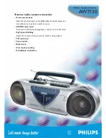 Предварительный просмотр 1 страницы Philips AW 7150/04S Brochure