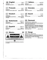 Предварительный просмотр 2 страницы Philips AW 7300 User Manual