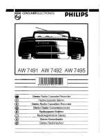 Philips AW 7491 User Manual preview