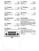 Preview for 2 page of Philips AW 7500 User Manual