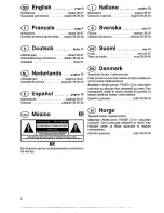 Предварительный просмотр 2 страницы Philips AW 7890 User Manual