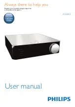 Philips AW2000 User Manual предпросмотр