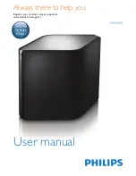 Philips AW5000 User Manual preview