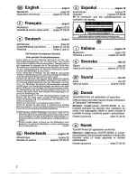 Предварительный просмотр 2 страницы Philips AW7090 User Manual