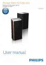 Philips AW9000 User Manual preview