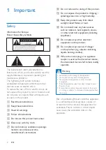 Preview for 4 page of Philips AW9000 User Manual