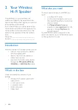 Preview for 6 page of Philips AW9000 User Manual