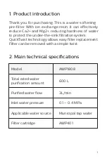 Preview for 3 page of Philips AWP1808 User Manual