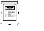 Предварительный просмотр 2 страницы Philips AX 2000/01 User Manual