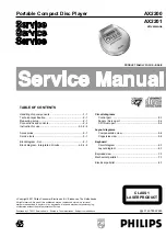 Philips AX 2200 Service Manual предпросмотр