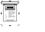 Предварительный просмотр 2 страницы Philips AX2000 User Manual