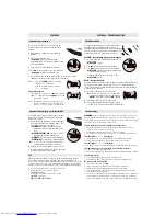 Предварительный просмотр 4 страницы Philips AX2401/55 User Manual