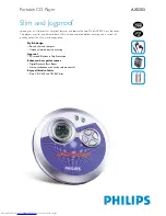 Preview for 1 page of Philips AX3303 Brochure