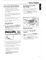 Preview for 9 page of Philips AZ 1008 User Manual