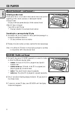 Preview for 8 page of Philips AZ 1009 Instructions For Use Manual