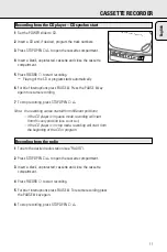 Preview for 11 page of Philips AZ 1009 Instructions For Use Manual