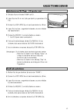 Preview for 41 page of Philips AZ 1009 Instructions For Use Manual