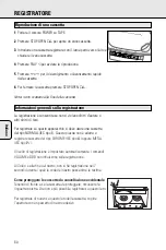 Preview for 60 page of Philips AZ 1009 Instructions For Use Manual