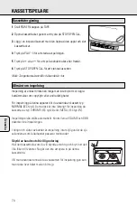 Preview for 70 page of Philips AZ 1009 Instructions For Use Manual