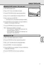 Preview for 71 page of Philips AZ 1009 Instructions For Use Manual