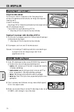 Preview for 78 page of Philips AZ 1009 Instructions For Use Manual