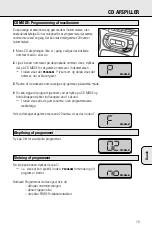 Preview for 79 page of Philips AZ 1009 Instructions For Use Manual