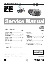 Philips AZ 1009 Service Manual preview