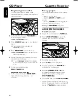 Предварительный просмотр 7 страницы Philips AZ 1013 User Manual