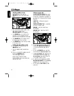 Предварительный просмотр 12 страницы Philips AZ 1018 User Manual