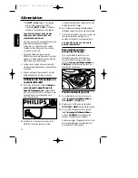 Предварительный просмотр 22 страницы Philips AZ 1018 User Manual