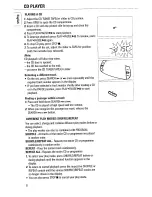 Preview for 8 page of Philips AZ 1020 Operating Manual