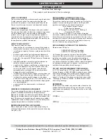 Предварительный просмотр 5 страницы Philips AZ 1030 User Manual