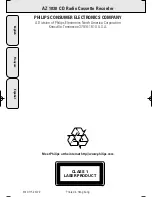 Предварительный просмотр 44 страницы Philips AZ 1030 User Manual