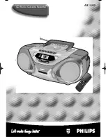 Preview for 1 page of Philips AZ 1035 User Manual